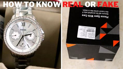 Fossil Real vs Fake watch 